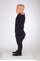  Jerome black jeans black oxford shoes blue sweatshirt casual dressed standing t poses whole body 0003.jpg